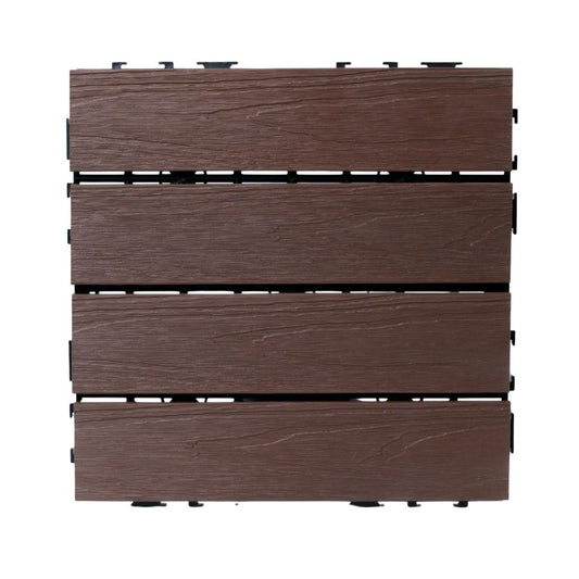 Deck Baldosa WPC Nogal 30x30cms