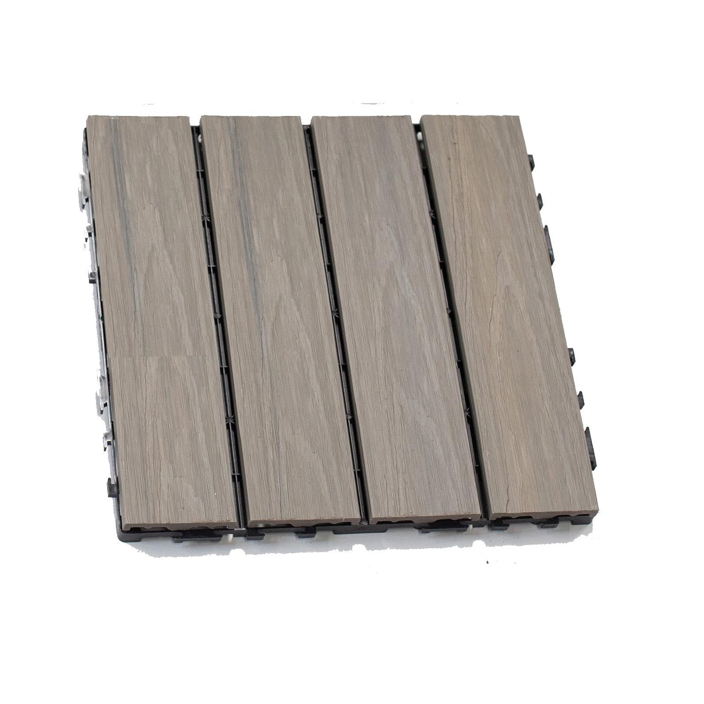 Deck Baldosa WPC Niebla 30x30cms